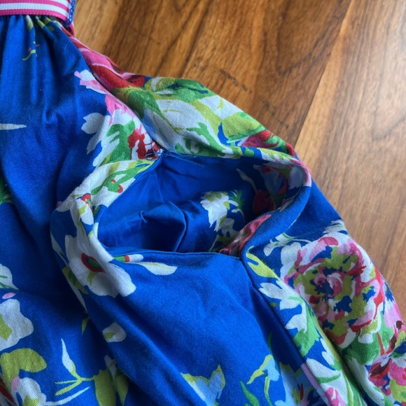 Polo Ralph Lauren girls Floral Button back dress botanical blue size 6, … - Picture 5 of 11